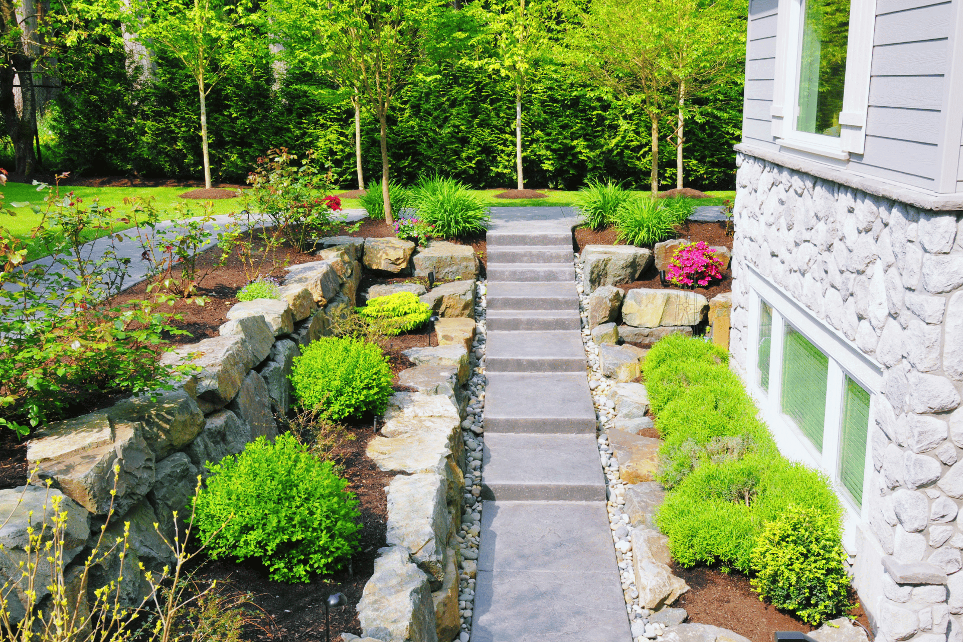 Perth backyard landscaping and paving