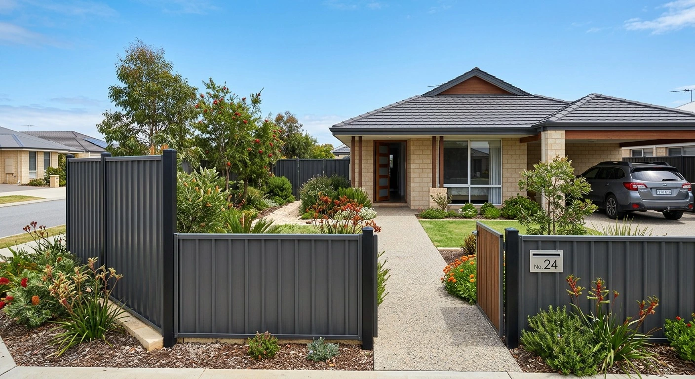 Steelwork and fencing Perth property